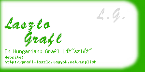 laszlo grafl business card